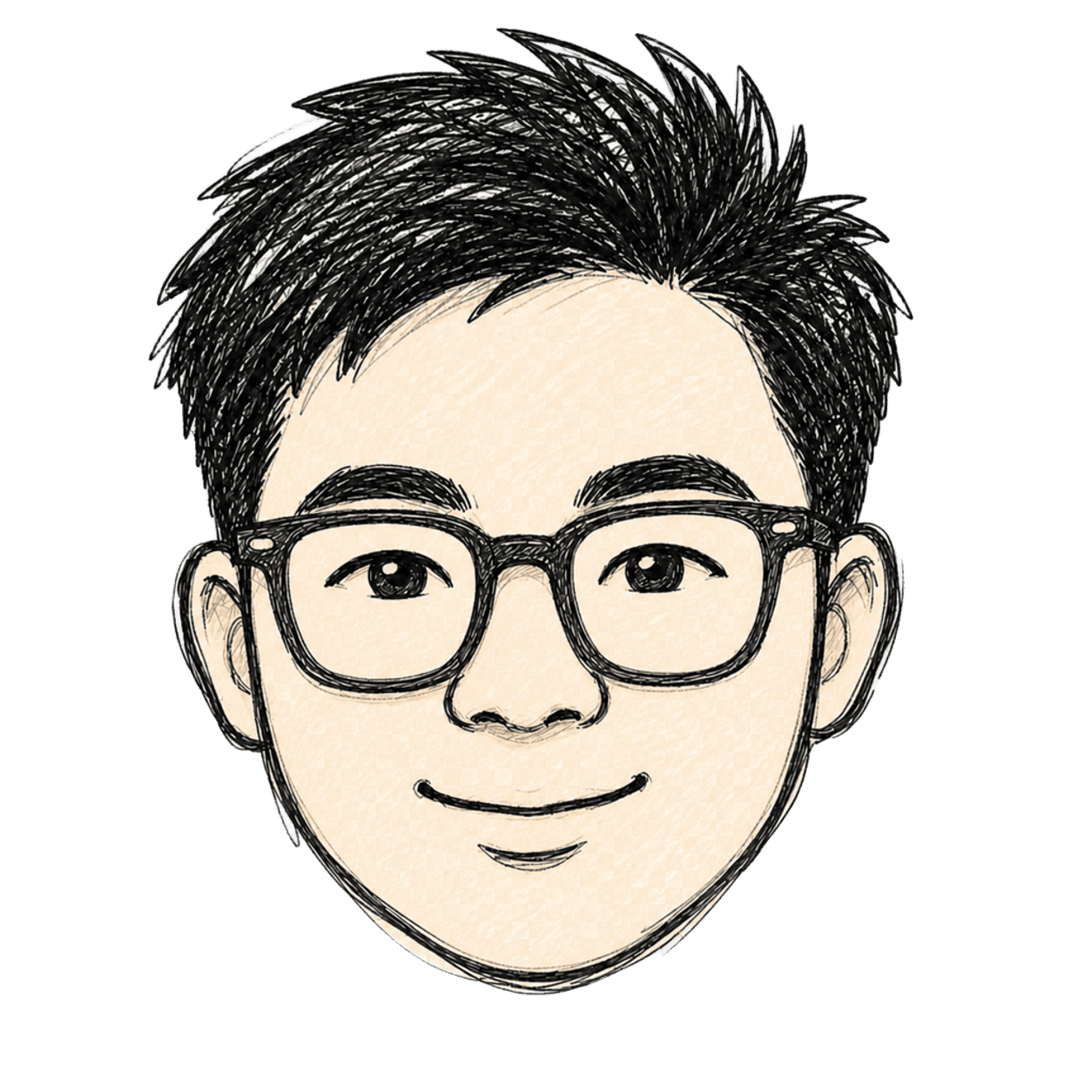 Illustrated face of Yusuf Adhika Jayanto